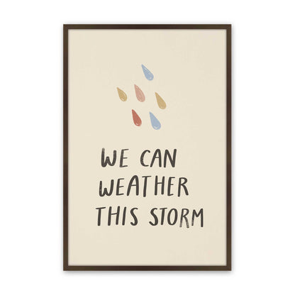 [Color:Brown], Picture of art in a Brown frame