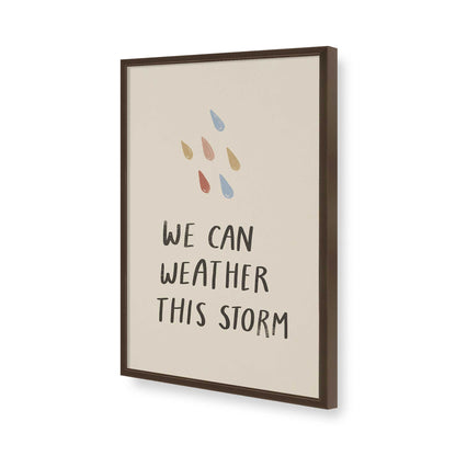 [Color:Brown], Picture of art in a Brown frame of the corner