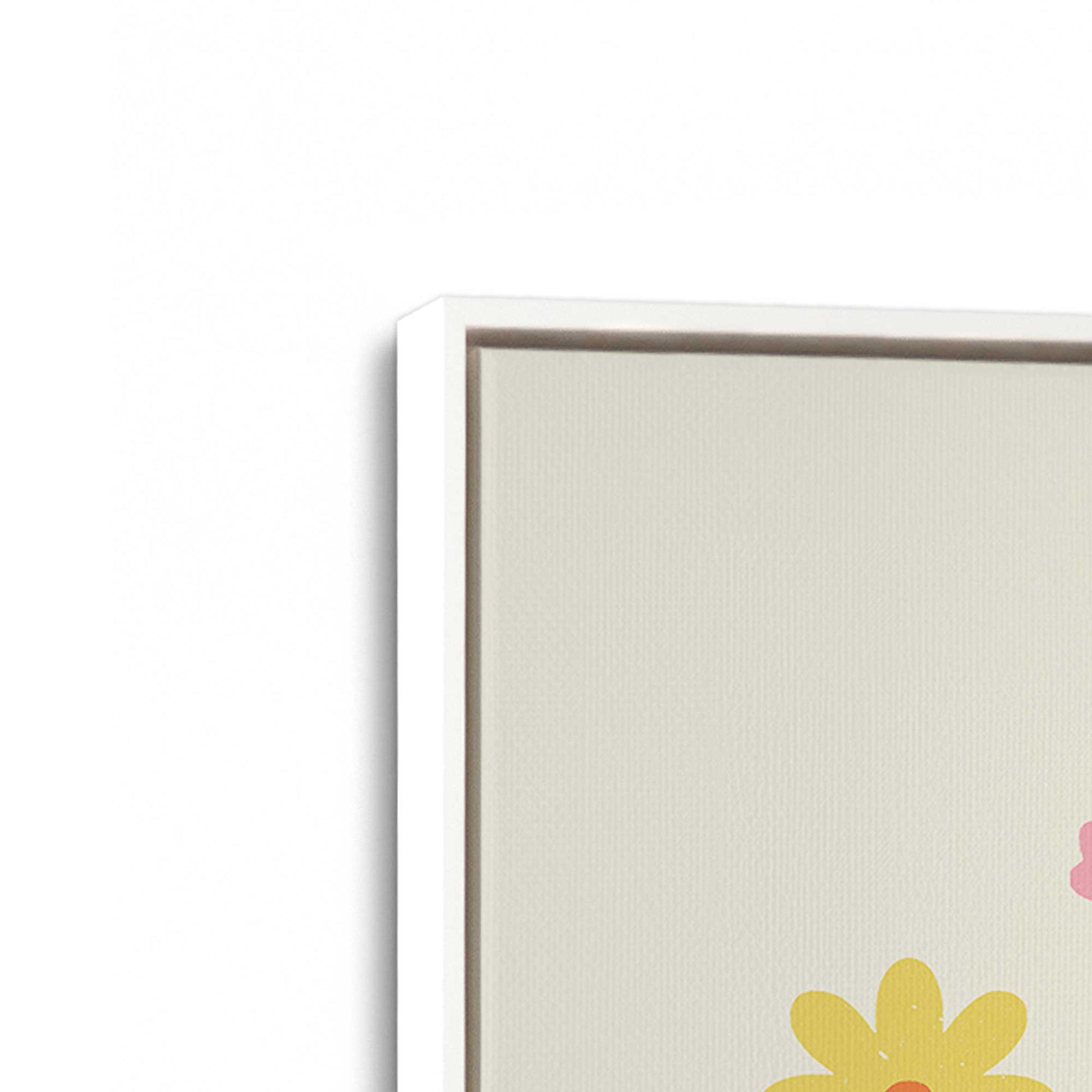 [Color:Opaque White], Picture of art in a White frame at an angle
