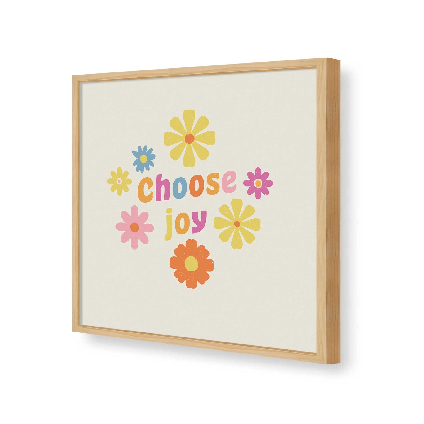 [Color:American Maple], Picture of art in a American Maple frame of the corner