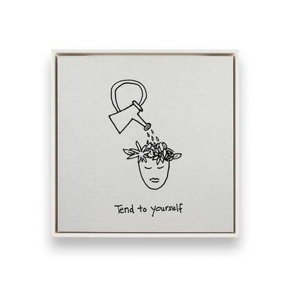 [Color:Opaque White], Picture of art in a White frame