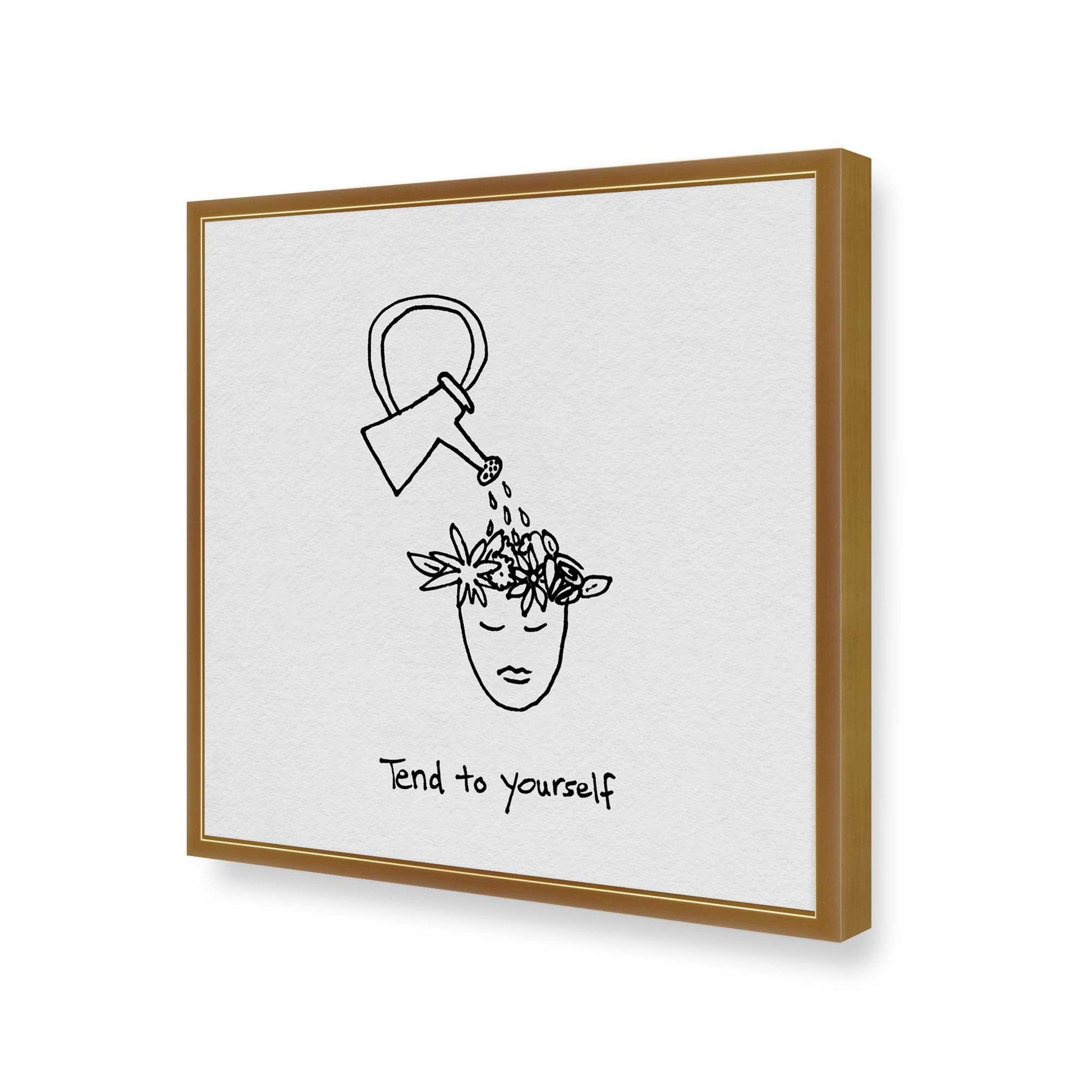 [Color:Polished Gold], Picture of art in a Polished Gold frame of the corner