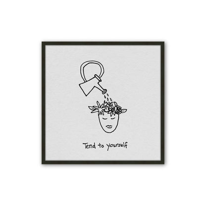[Color:Satin Black], Picture of art in a Satin Black frame