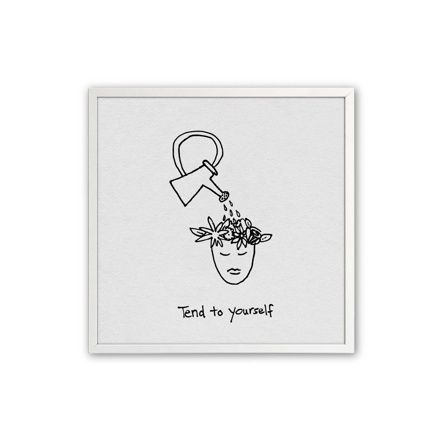 [Color:Opaque White], Picture of art in a Opaque White frame