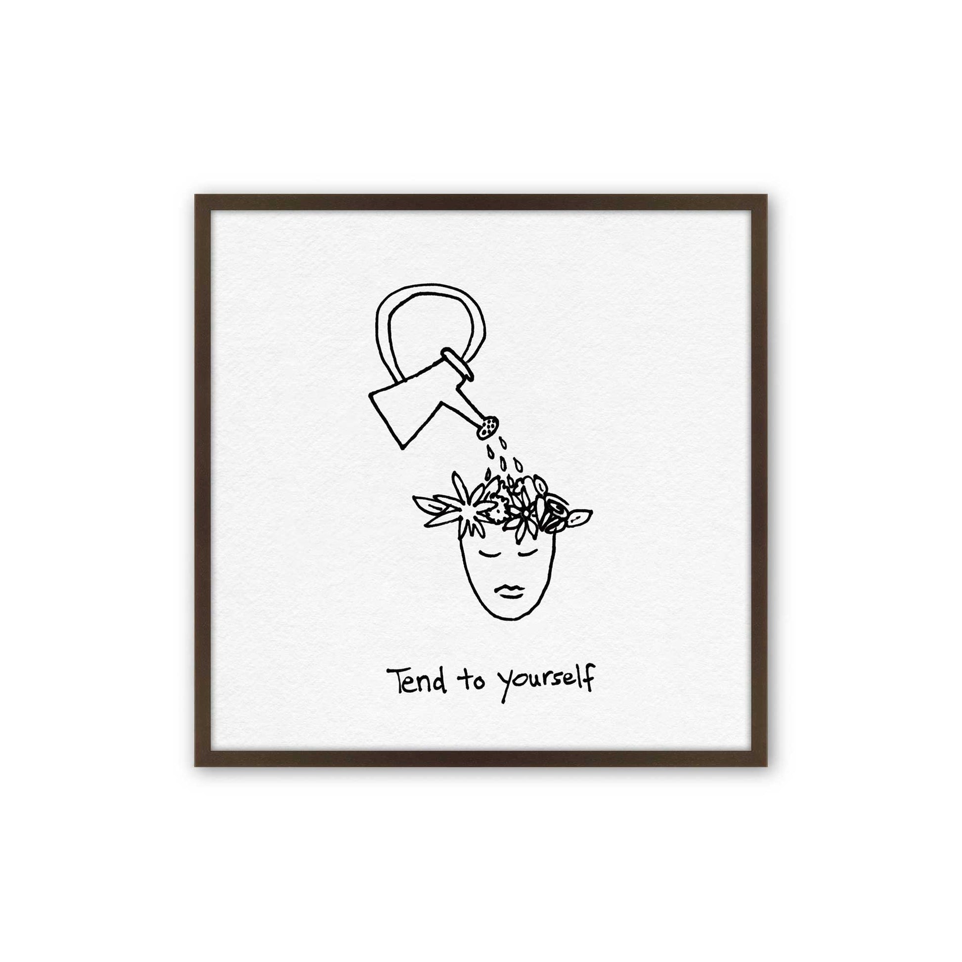 [Color:Espresso], Picture of art in a Espresso frame