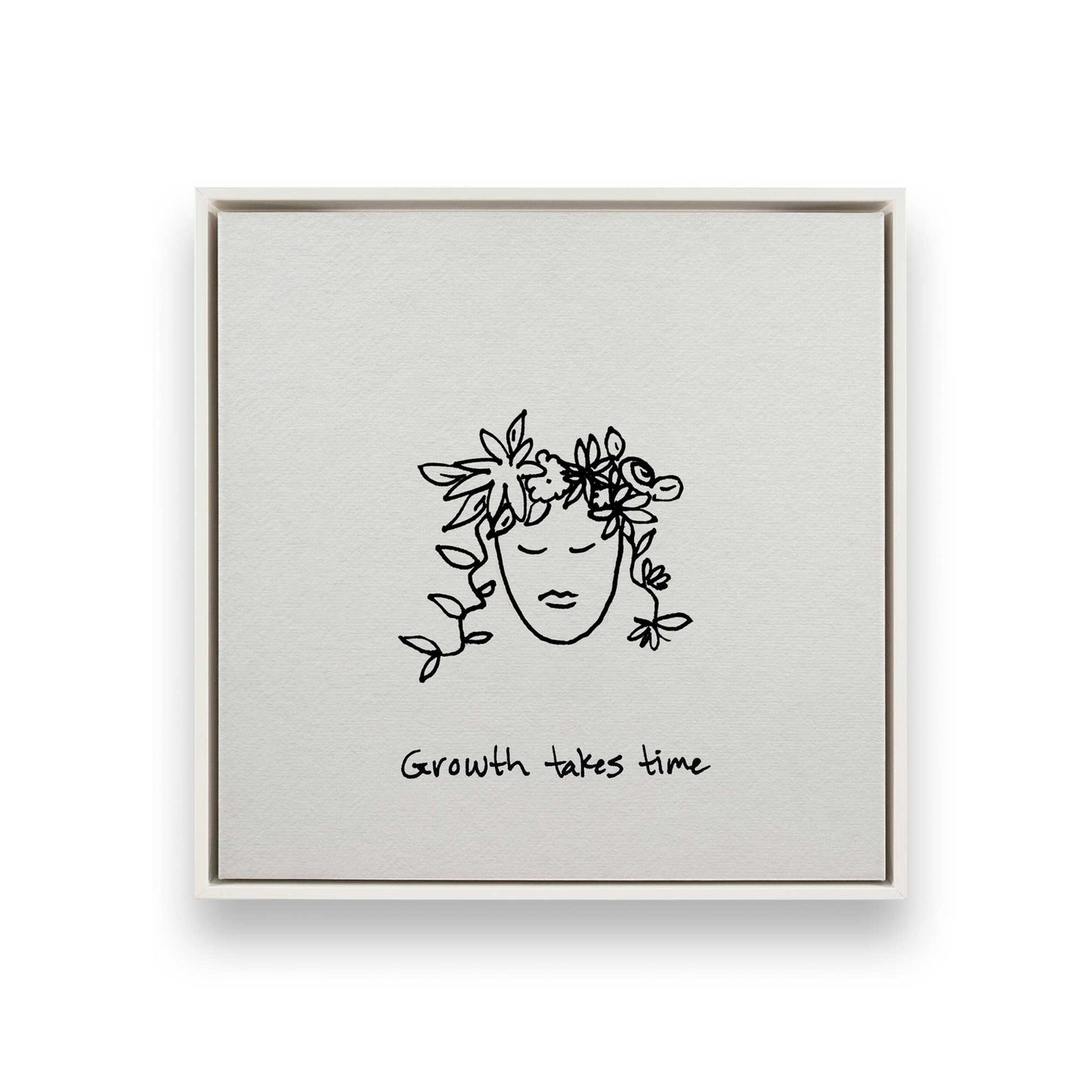 [Color:Opaque White], Picture of art in a White frame