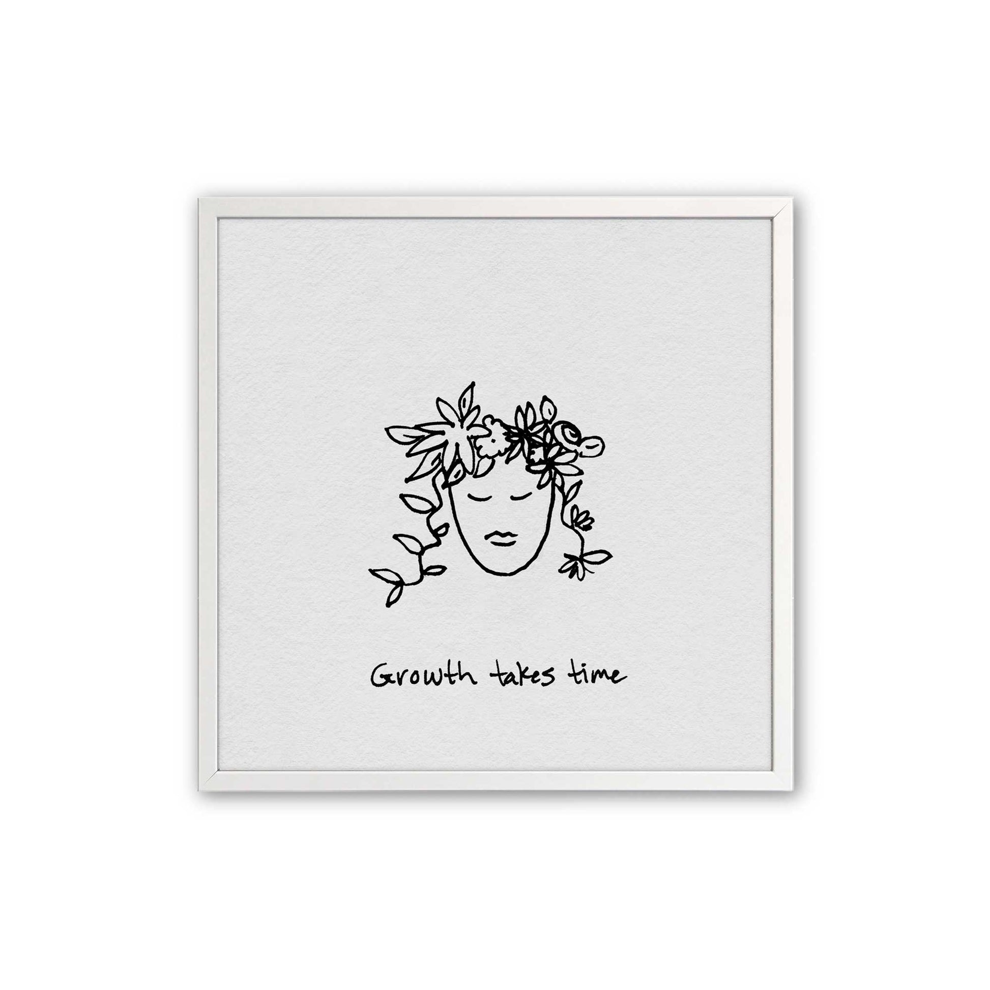 [Color:Opaque White], Picture of art in a Opaque White frame
