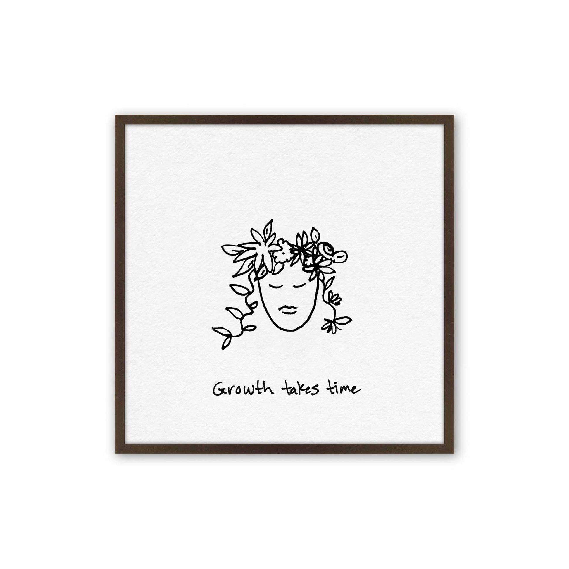 [Color:Belvinder Brown], Picture of art in a Belvinder Brown frame