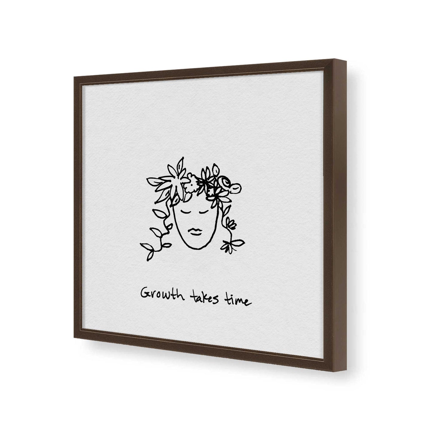 [Color:Espresso], Picture of art in a Espresso frame of the corner