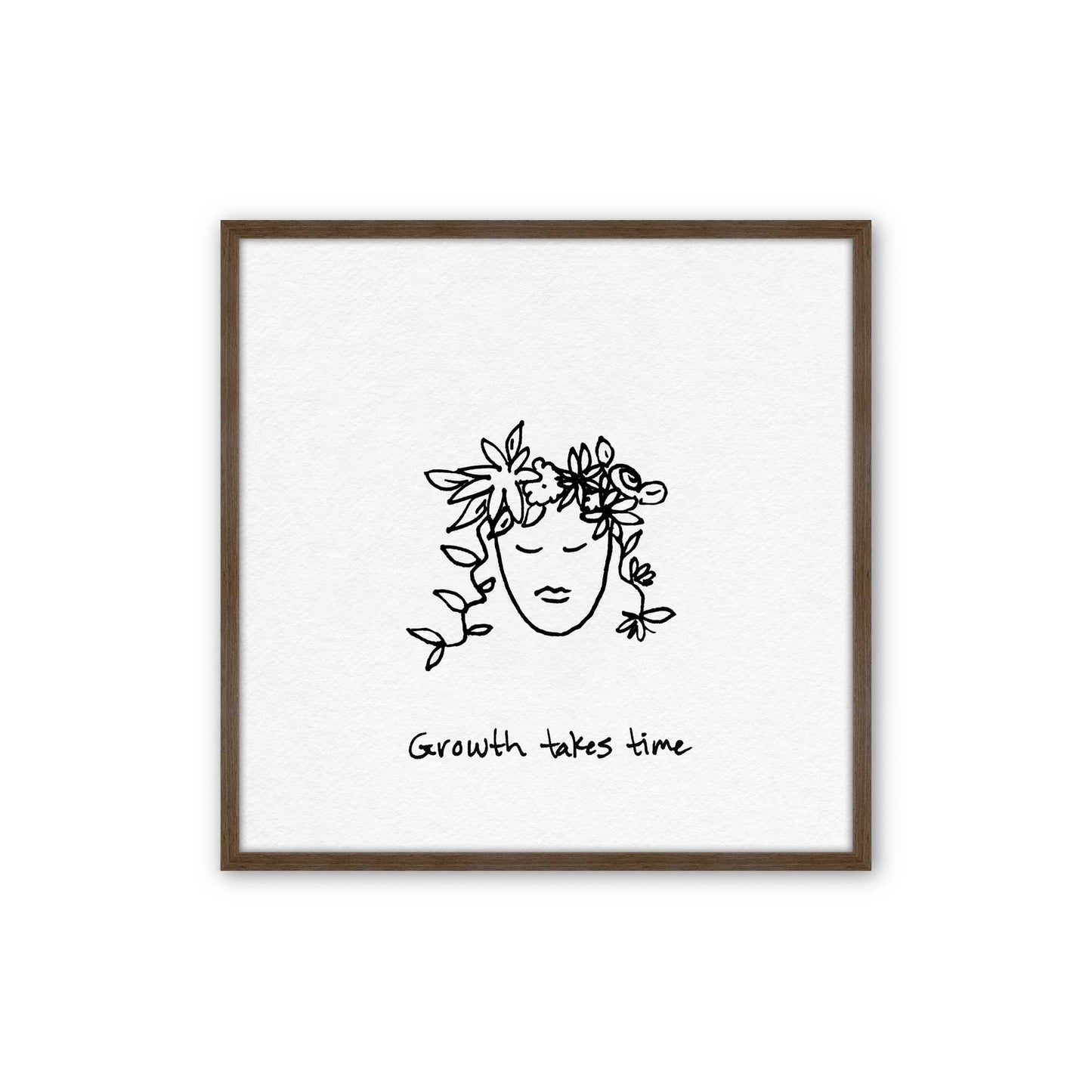 [Color:Walnut], Picture of art in a Walnut frame
