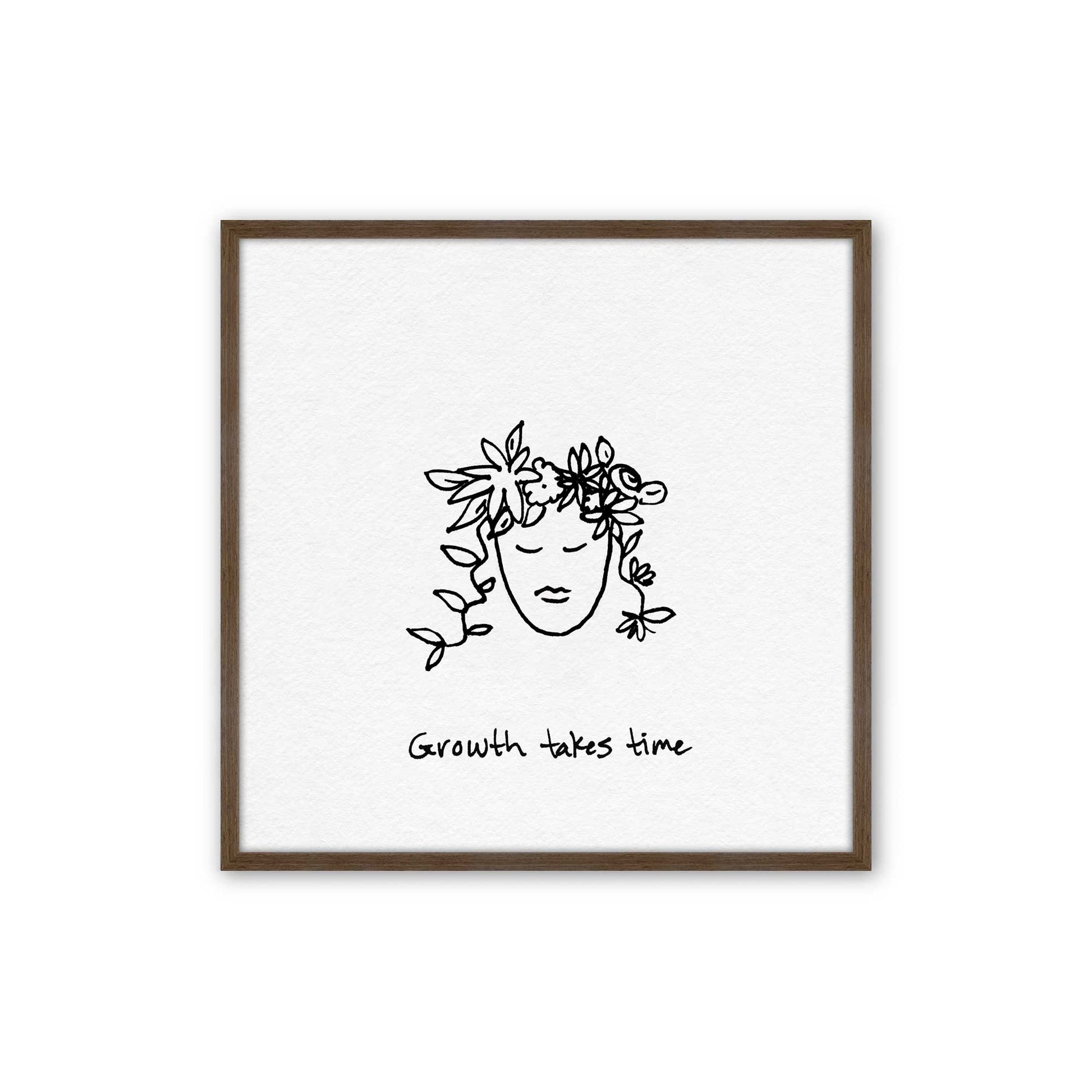 [Color:Walnut], Picture of art in a Walnut frame