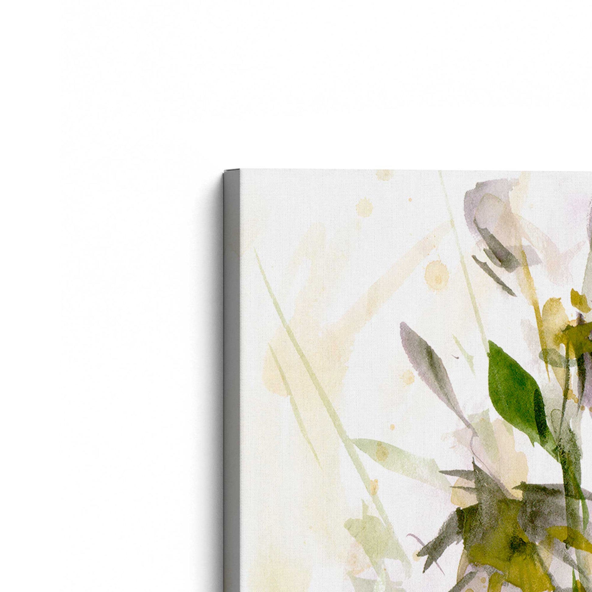 [Color:Stretched Canvas], Picture of the corner of the art