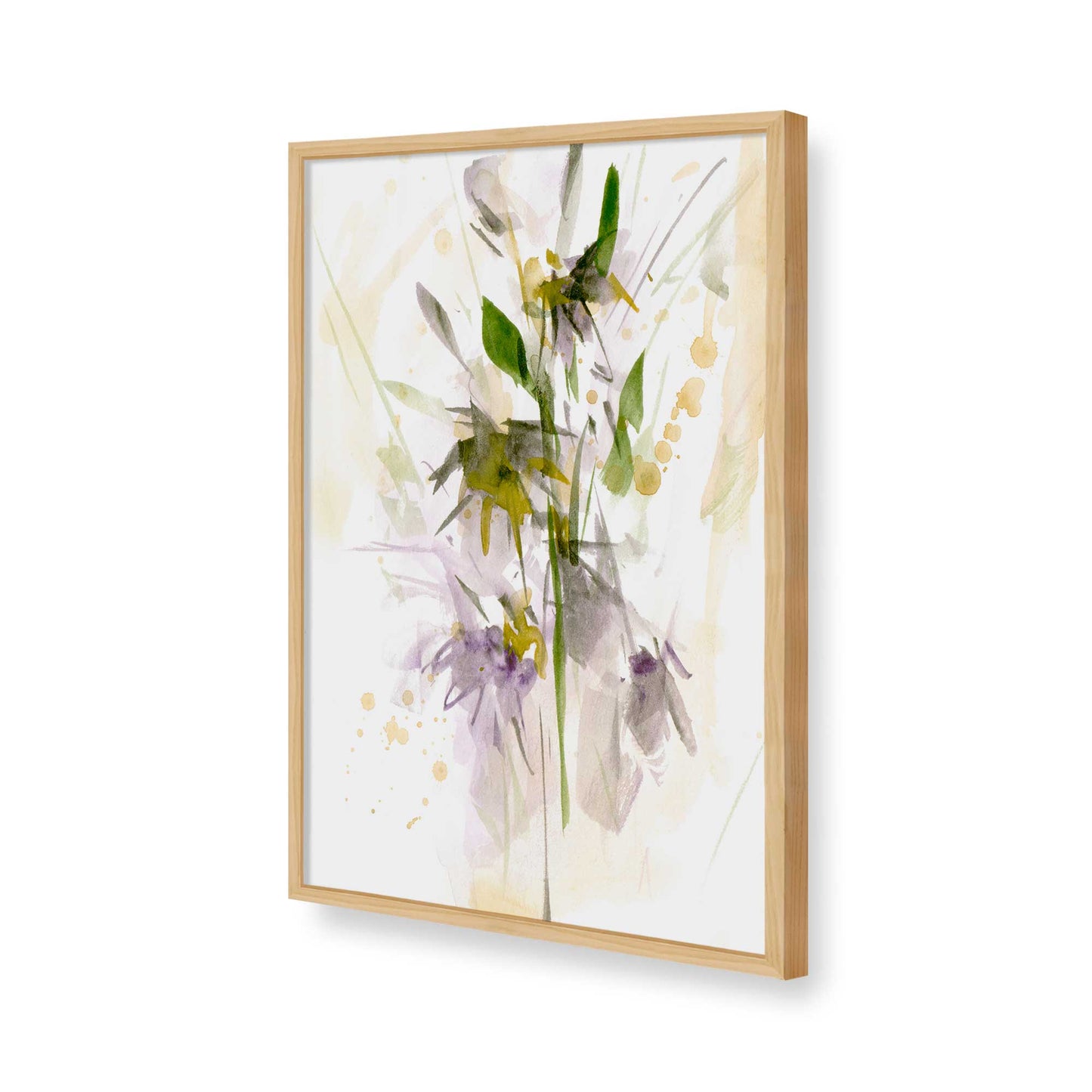 [Color:American Maple], Picture of art in a American Maple frame of the corner