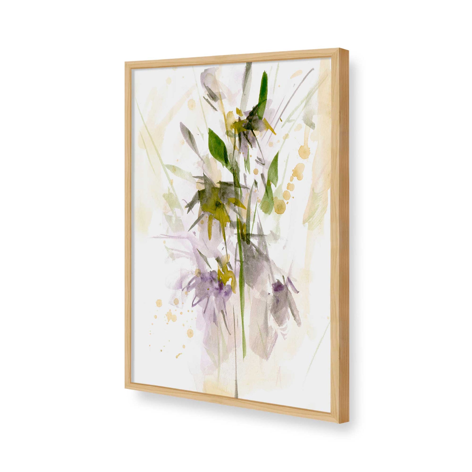 [Color:American Maple], Picture of art in a American Maple frame of the corner