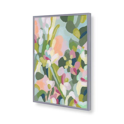 [Color:Polished Chrome], Picture of art in a Polished Chrome frame of the corner