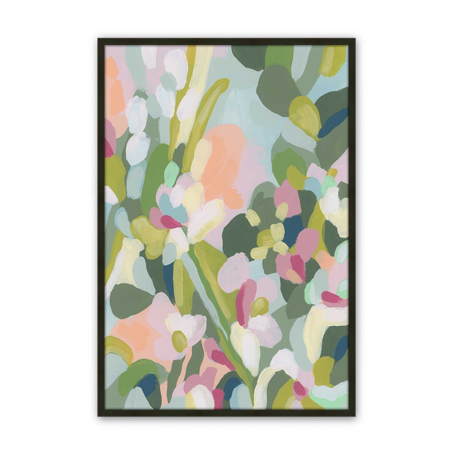 [Color:Satin Black], Picture of art in a Satin Black frame