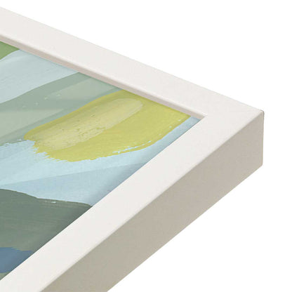 [Color:Opaque White], Picture of art in a Opaque White frame at an angle