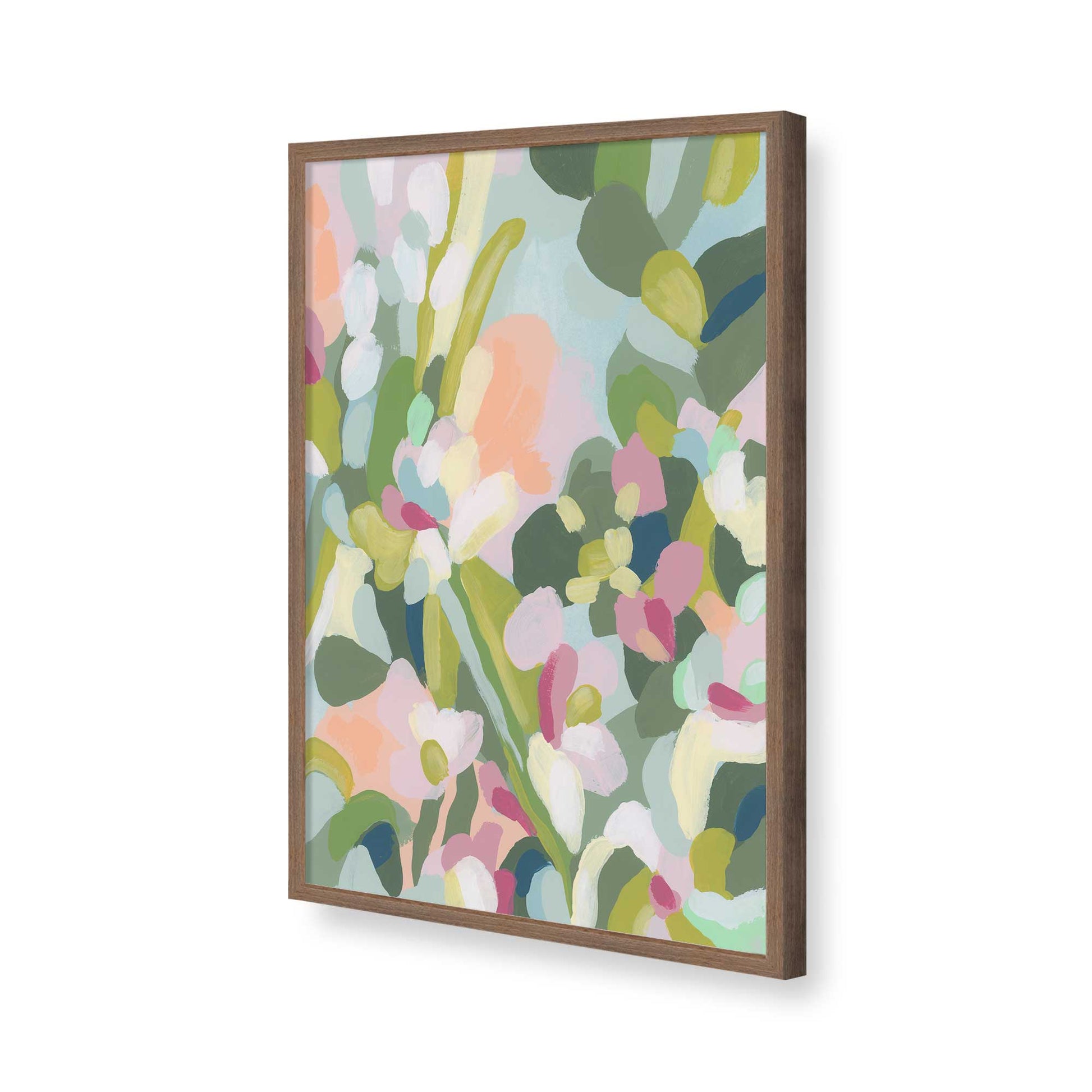 [Color:Walnut], Picture of art in a Walnut frame of the corner