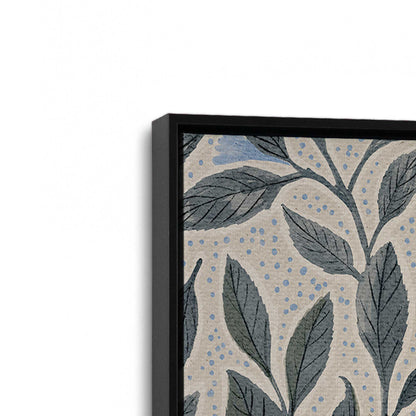 [Color:Satin Black], Picture of art in a Satin Black frame at an angle
