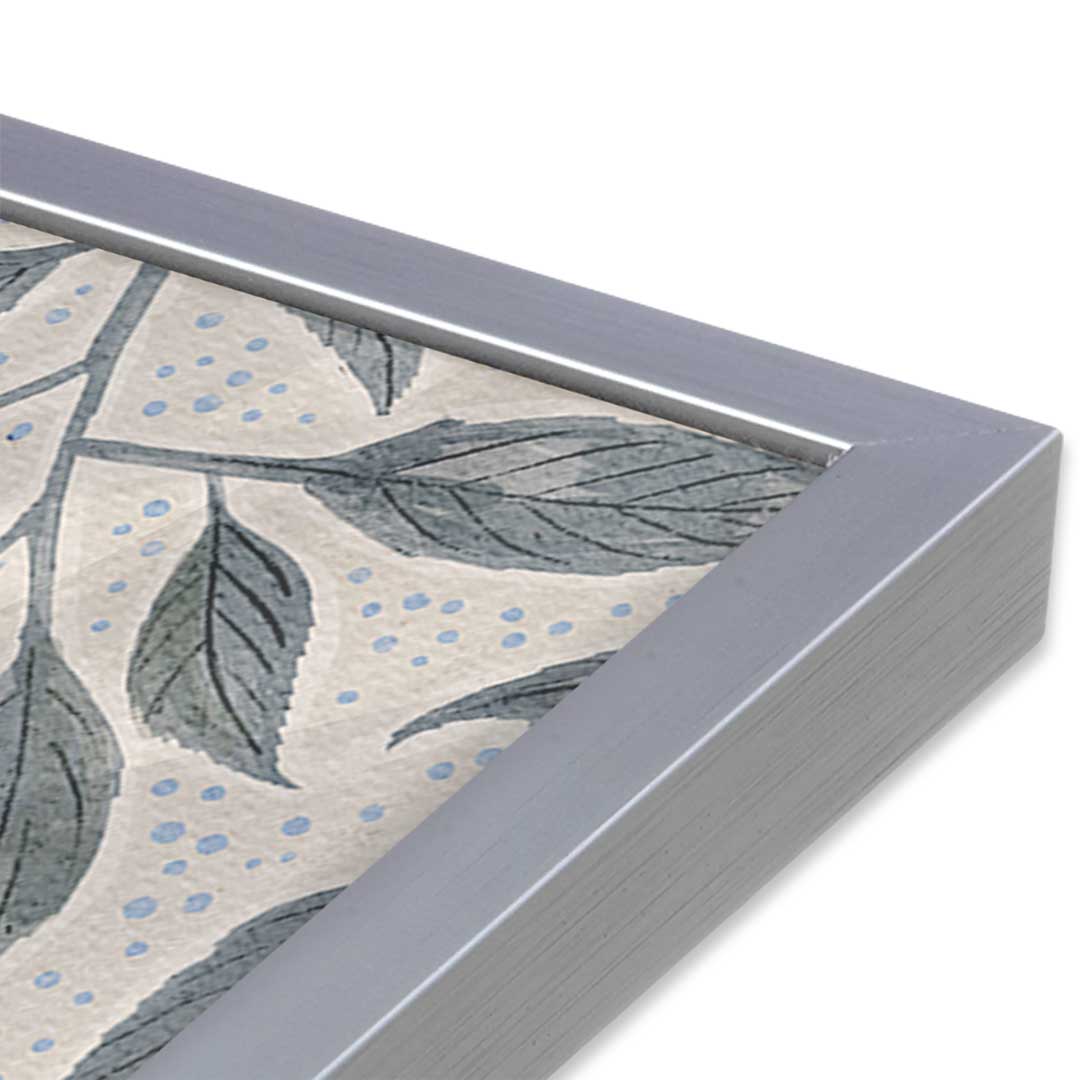 [Color:Polished Chrome], Picture of art in a Polished Chrome frame at an angle