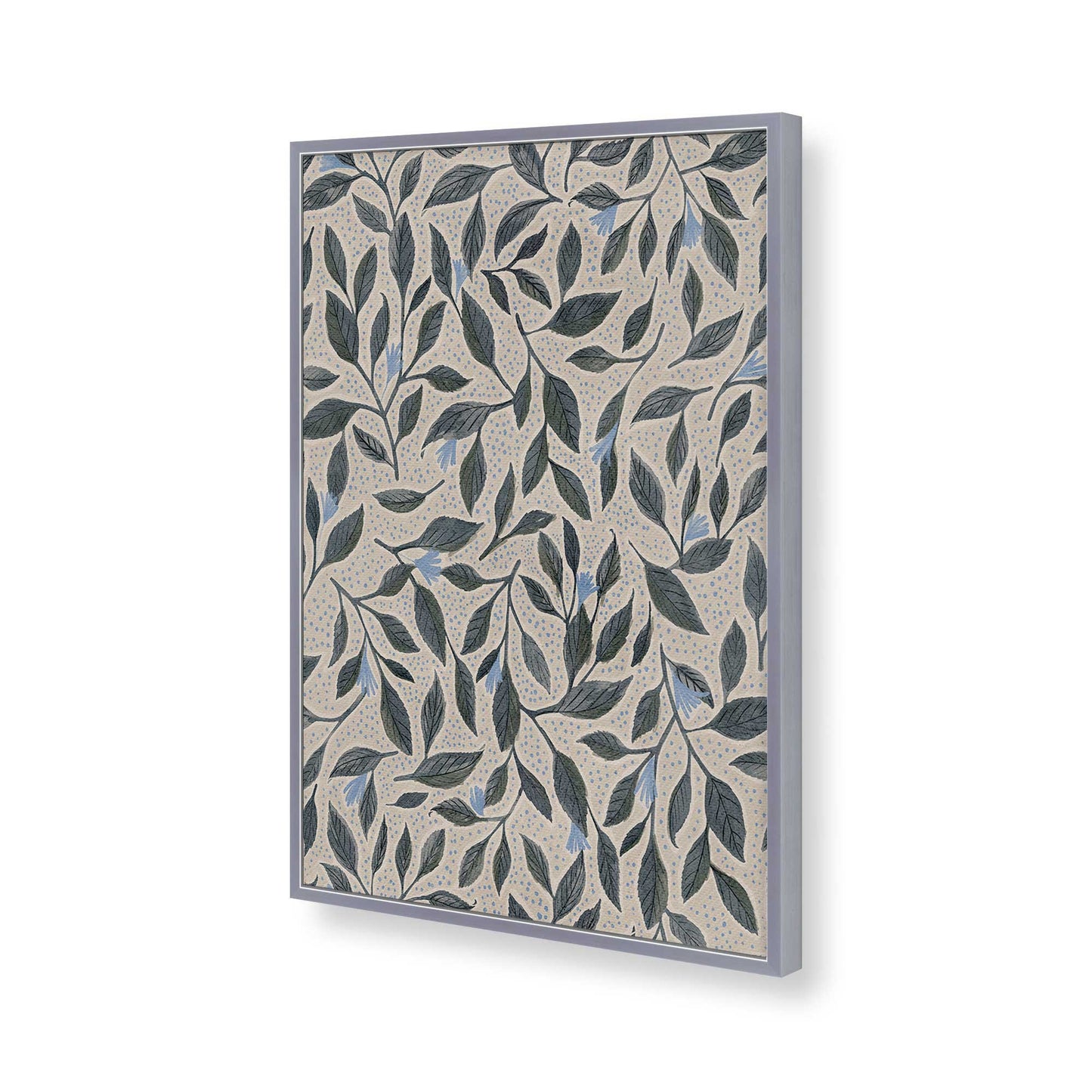 [Color:Polished Chrome], Picture of art in a Polished Chrome frame of the corner