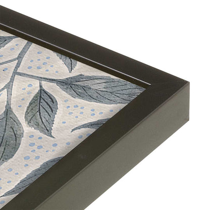 [Color:Satin Black], Picture of art in a Satin Black frame at an angle