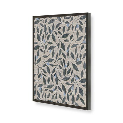 [Color:Satin Black], Picture of art in a Satin Black frame of the corner