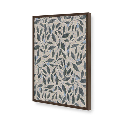 [Color:Brown], Picture of art in a Brown frame of the corner