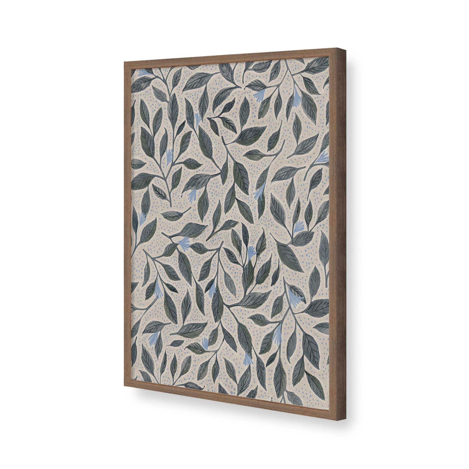 [Color:Walnut], Picture of art in a Walnut frame of the corner