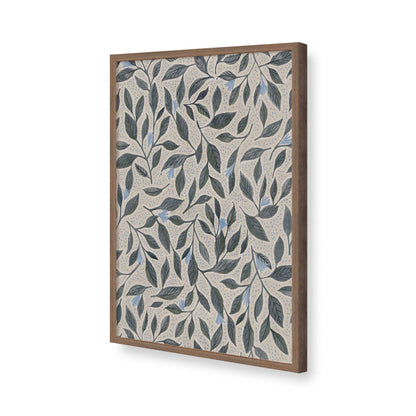 [Color:Walnut], Picture of art in a Walnut frame of the corner