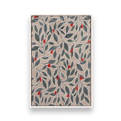 [Color:Opaque White], Picture of art in a White frame