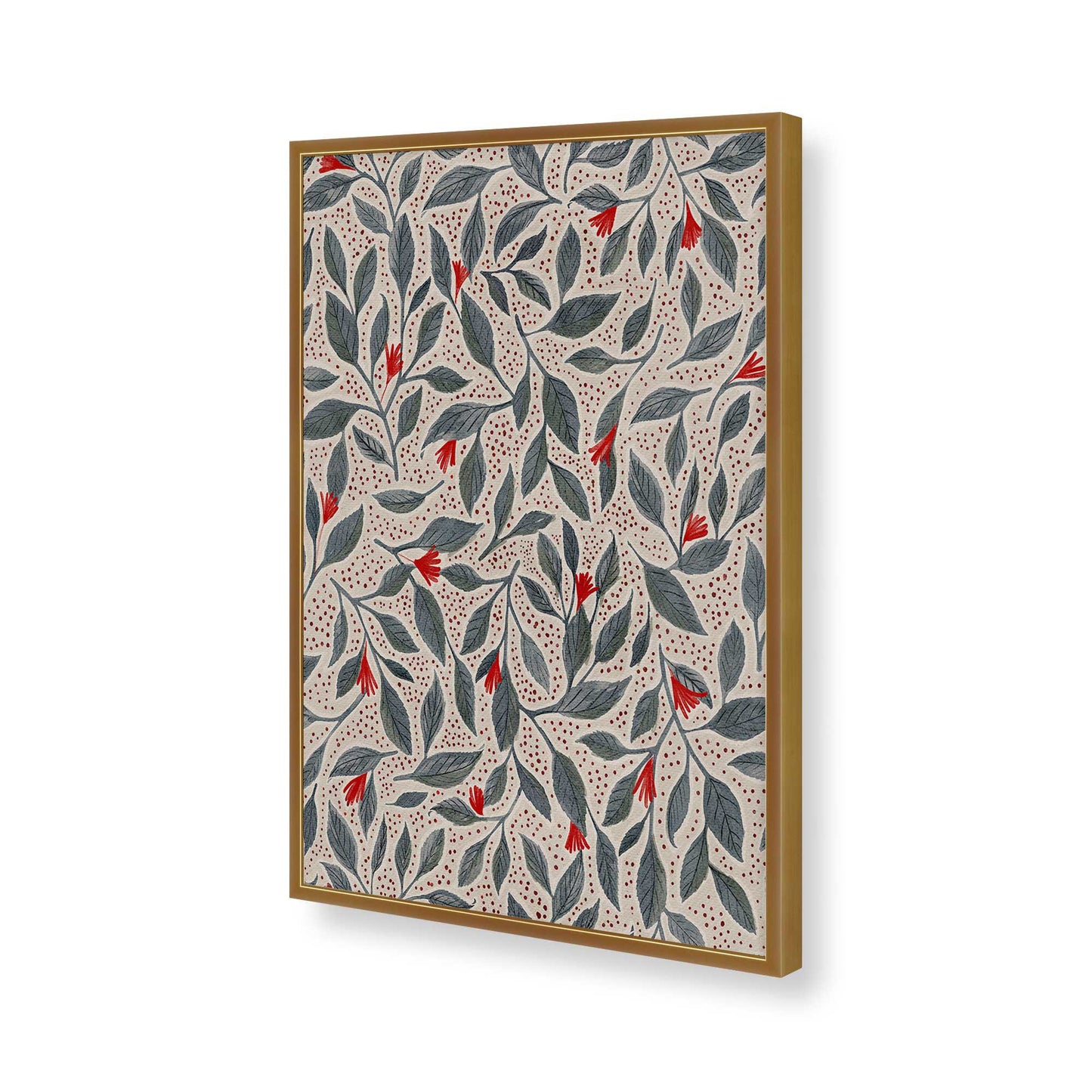 [Color:Polished Gold], Picture of art in a Polished Gold frame of the corner
