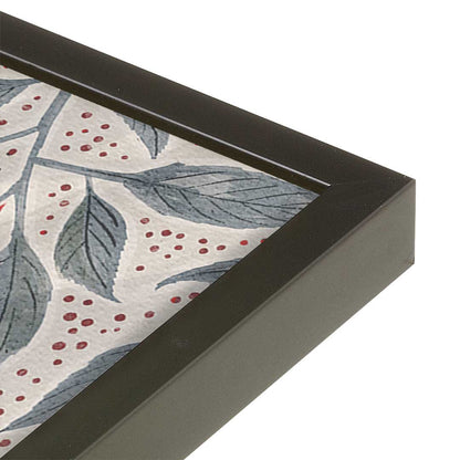 [Color:Satin Black], Picture of art in a Satin Black frame at an angle