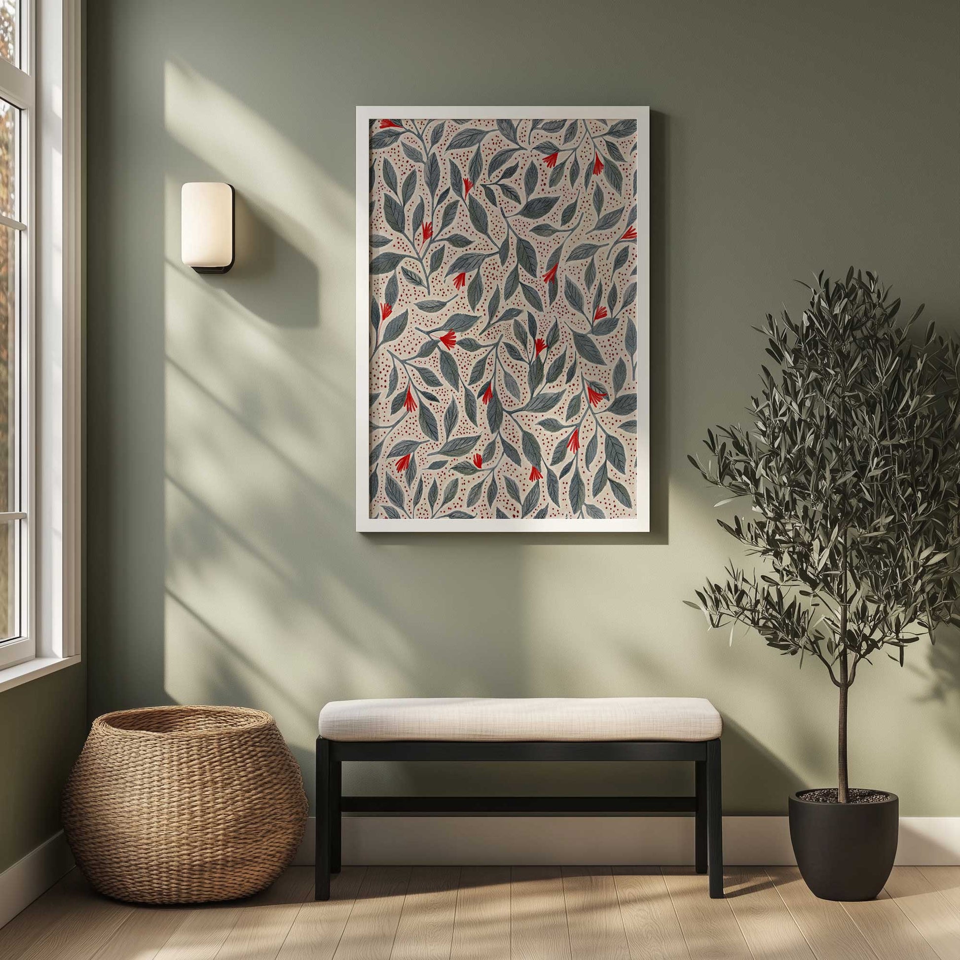 Picture of art in a room