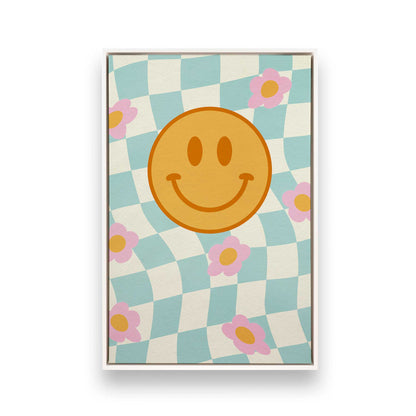 [Color:Opaque White], Picture of art in a White frame