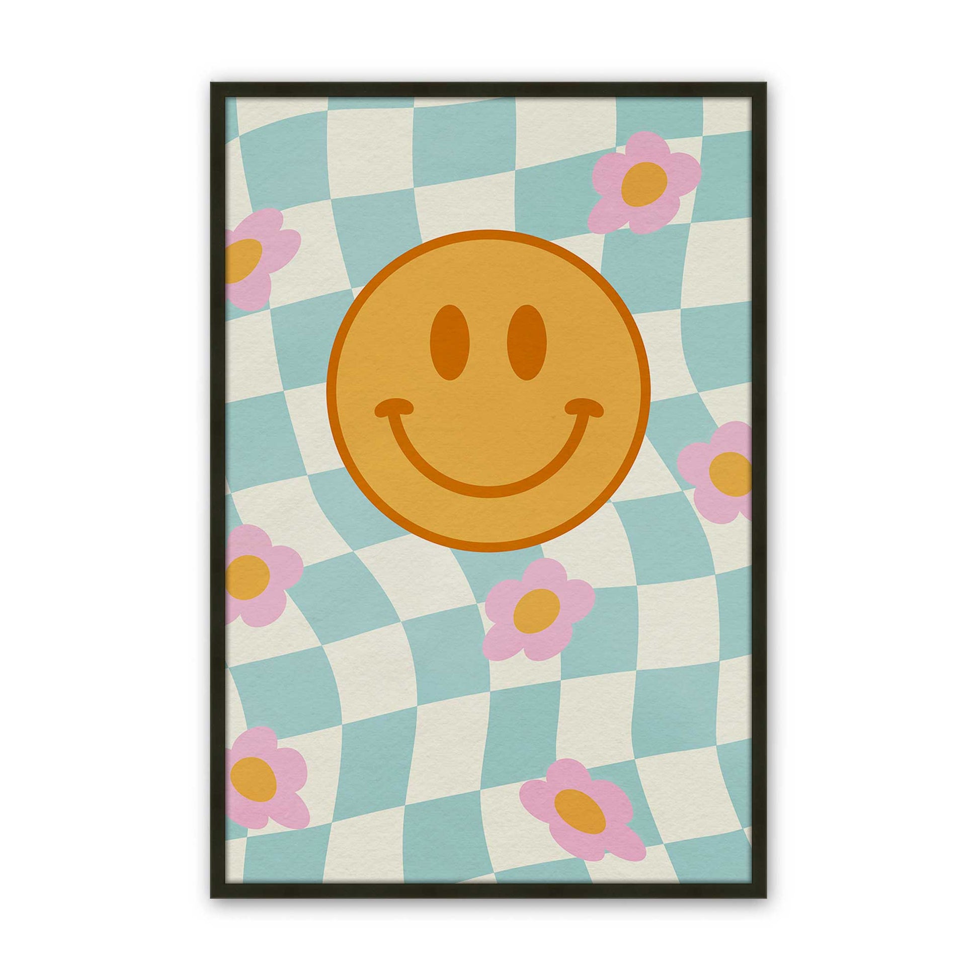 [Color:Satin Black], Picture of art in a Satin Black frame
