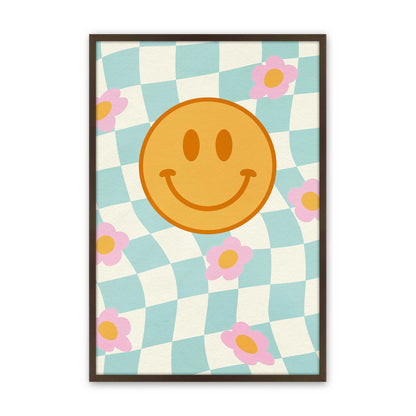 [Color:Brown], Picture of art in a Brown frame