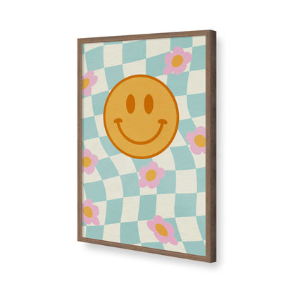 [Color:Walnut], Picture of art in a Walnut frame of the corner