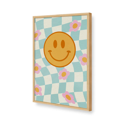 [Color:American Maple], Picture of art in a American Maple frame of the corner