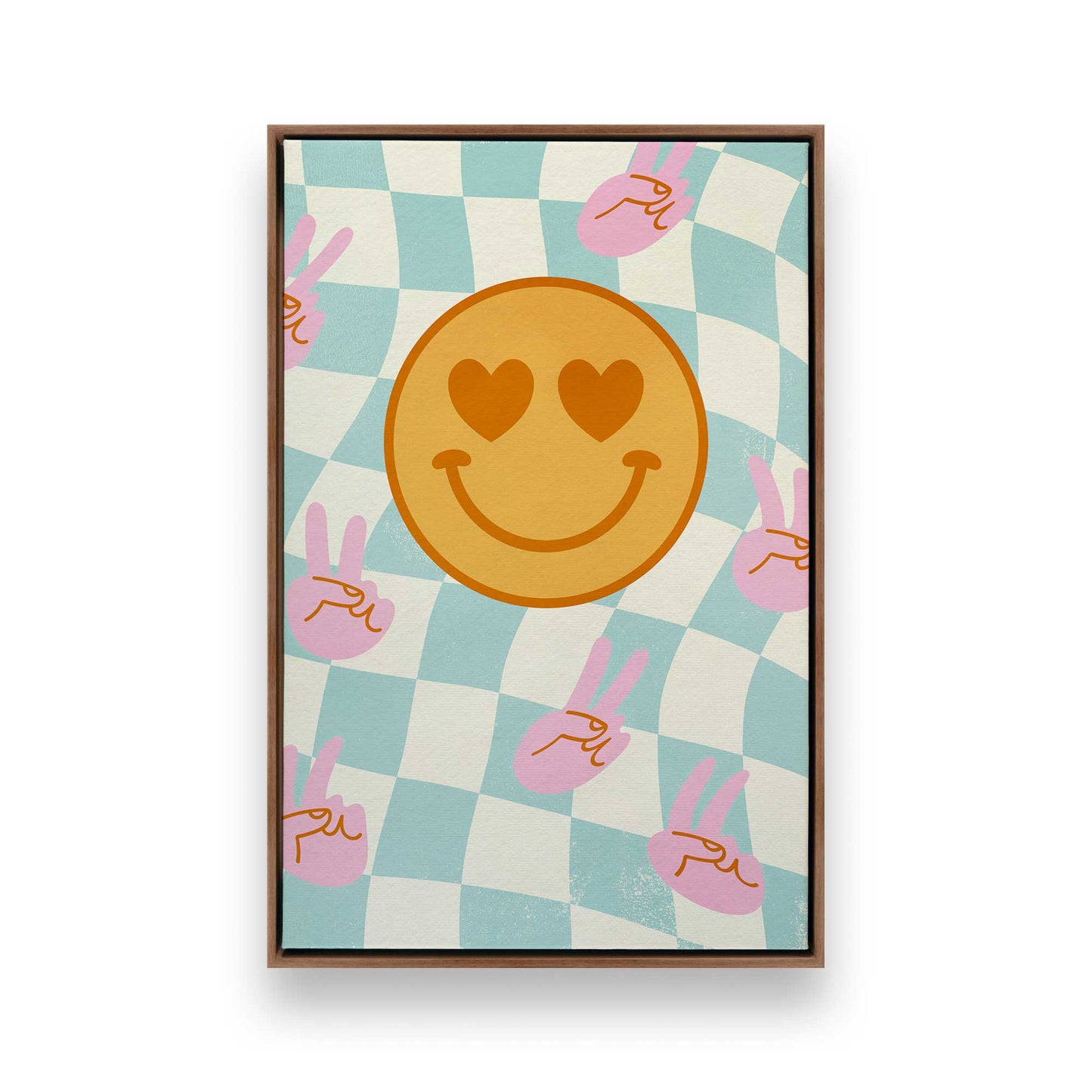 [Color:Walnut], Picture of art in a Walnut frame