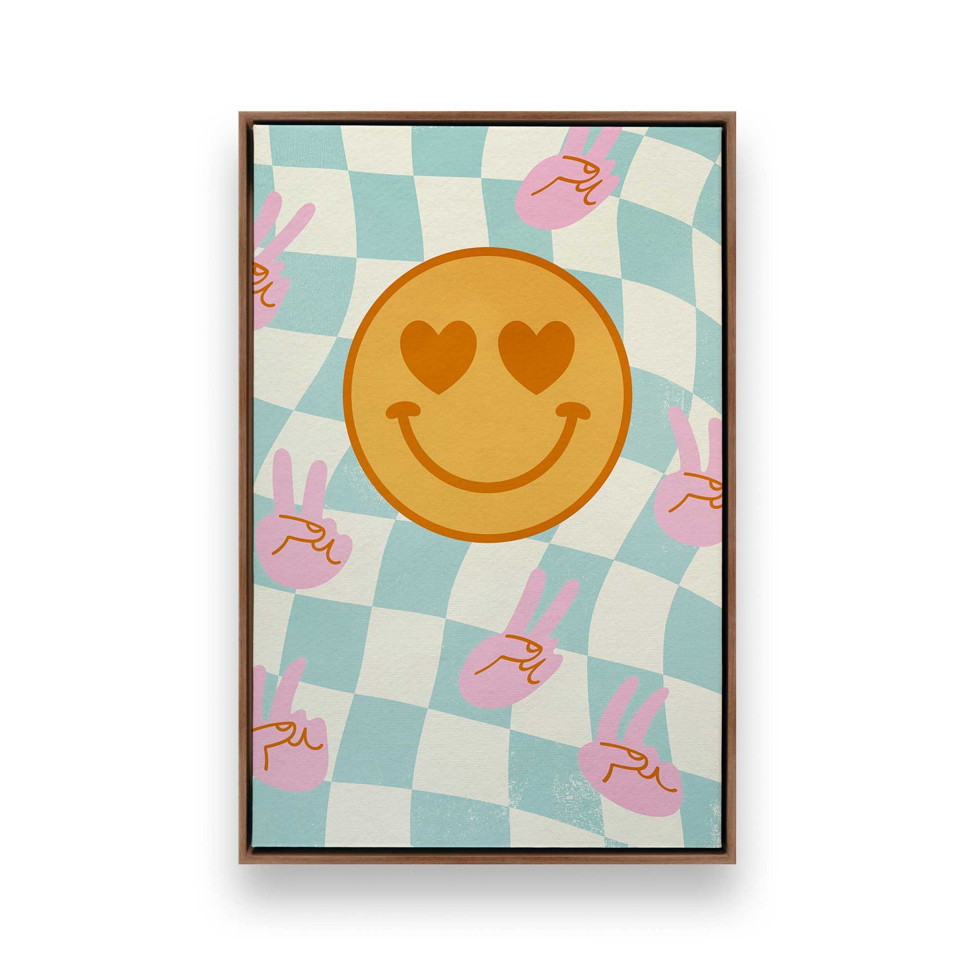 [Color:Walnut], Picture of art in a Walnut frame