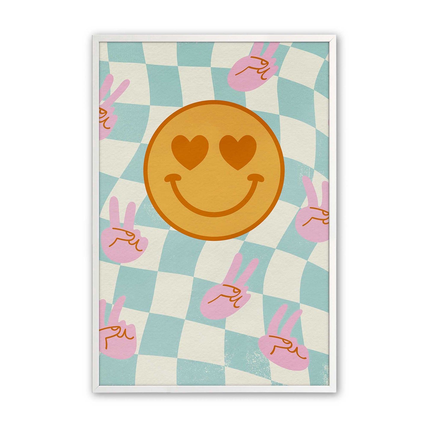 [Color:Opaque White], Picture of art in a Opaque White frame