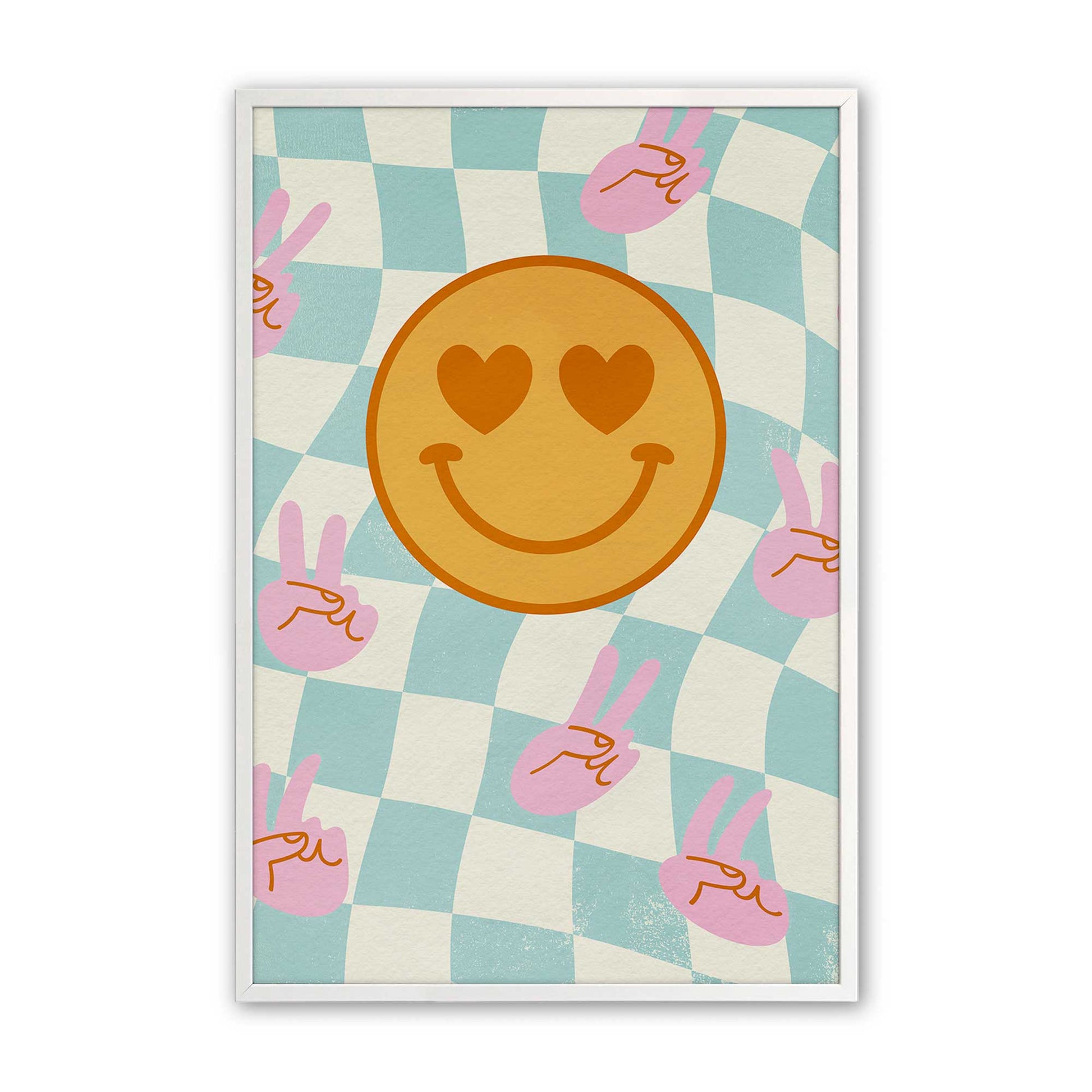 [Color:Opaque White], Picture of art in a Opaque White frame