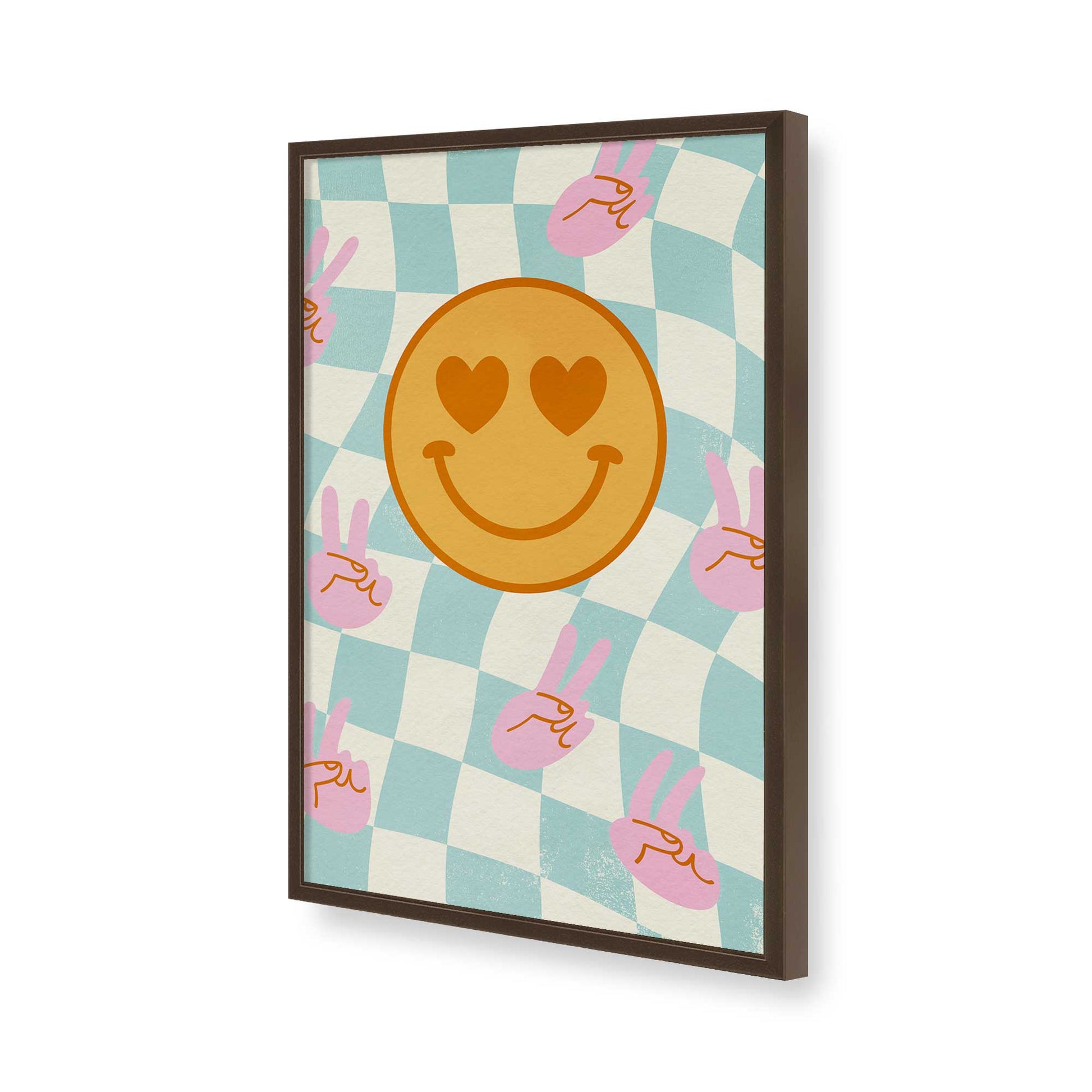 [Color:Belvinder Brown], Picture of art in a Belvinder Brown frame of the corner