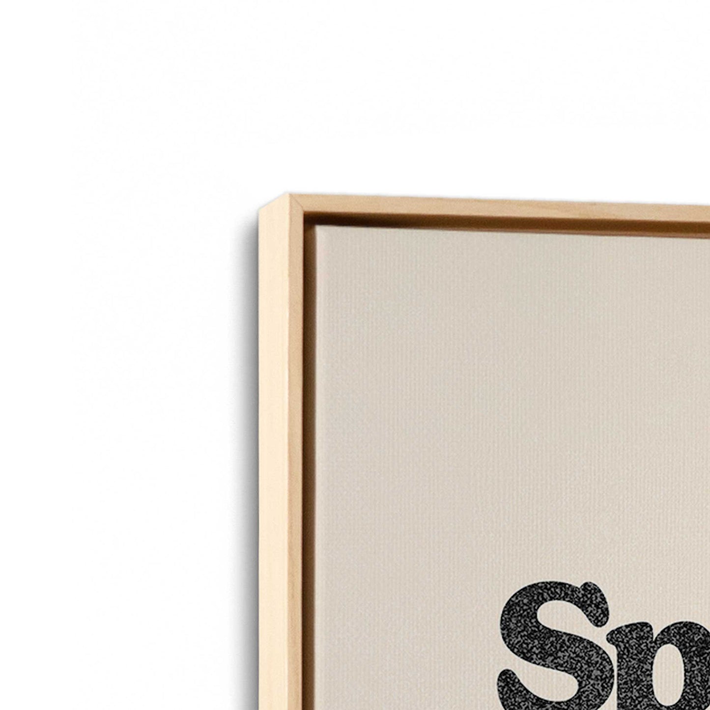 [Color:American Maple], Picture of art in a American Maple frame at an angle