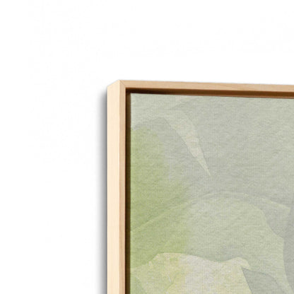 [Color:American Maple], Picture of art in a American Maple frame at an angle
