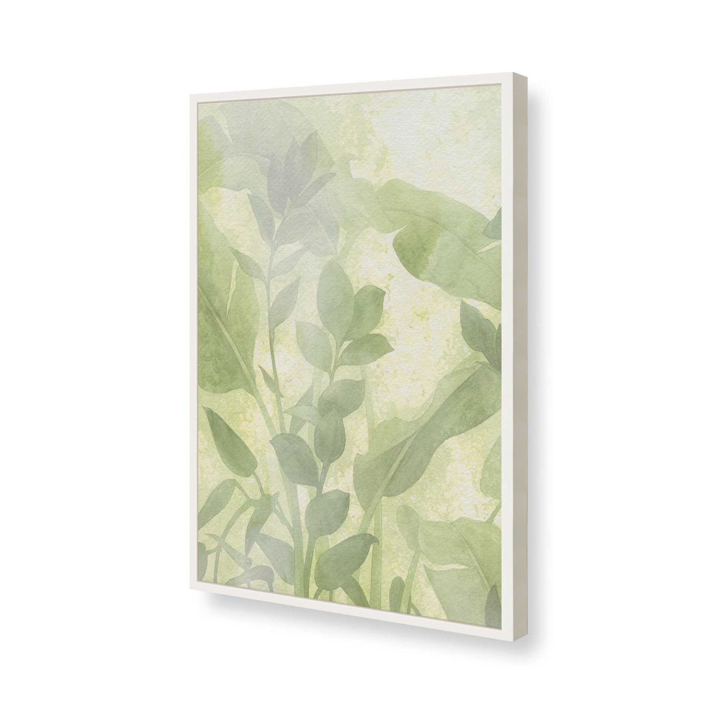 [Color:Opaque White], Picture of art in a Opaque White frame of the corner