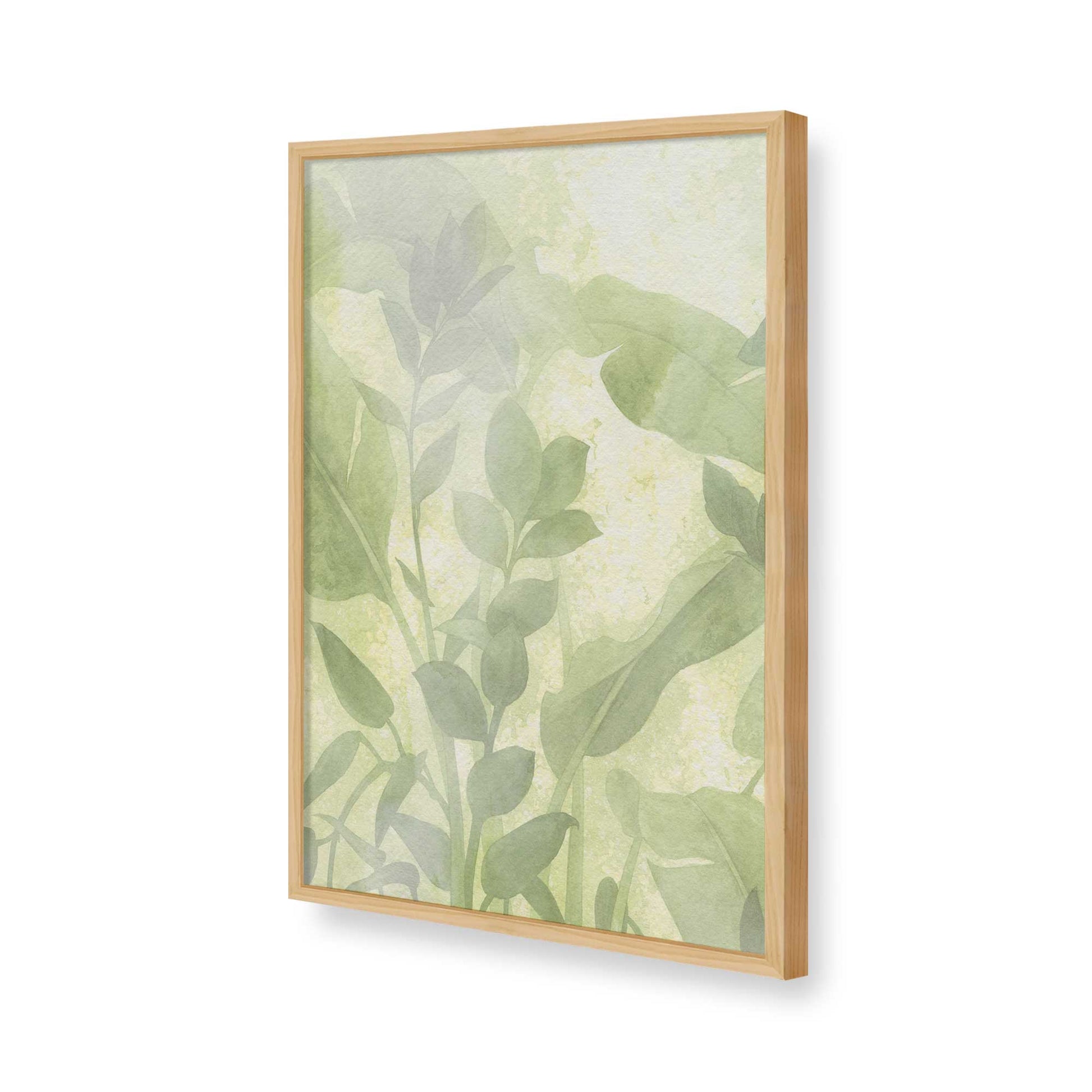 [Color:American Maple], Picture of art in a American Maple frame of the corner