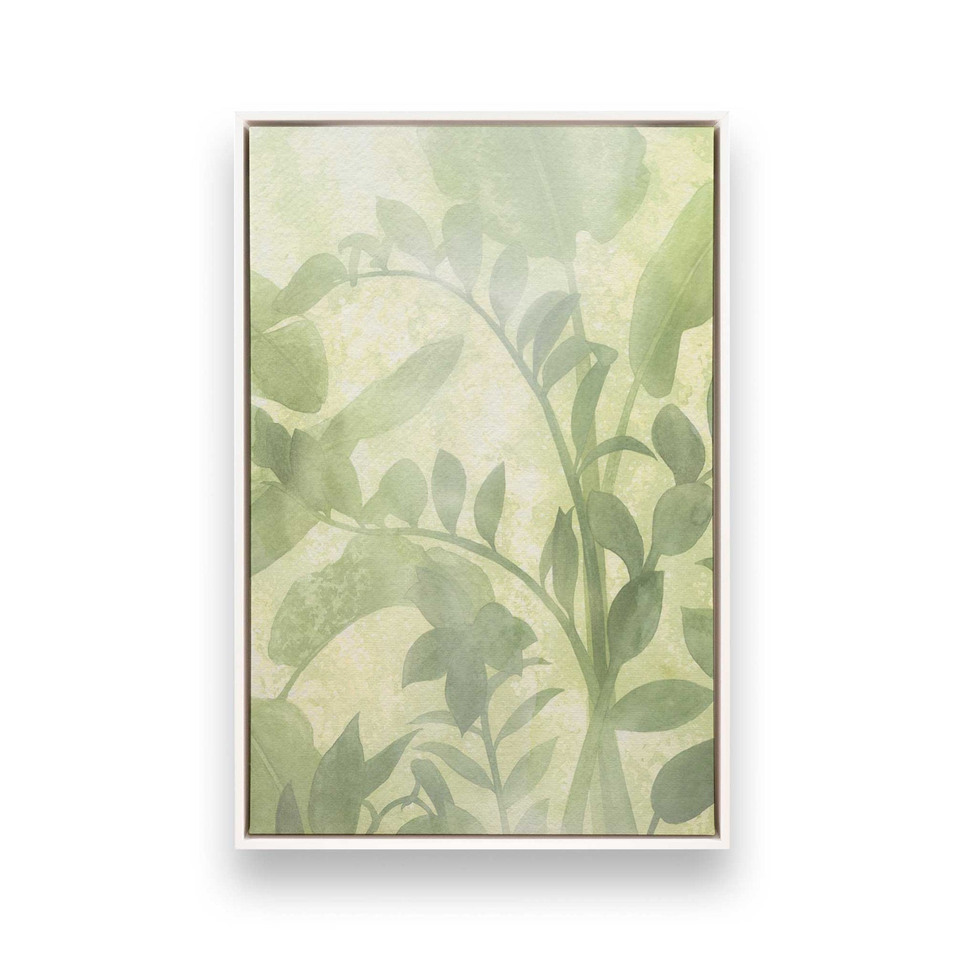 [Color:Opaque White], Picture of art in a White frame