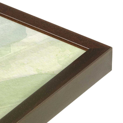 [Color:Belvinder Brown], Picture of art in a Belvinder Brown frame at an angle
